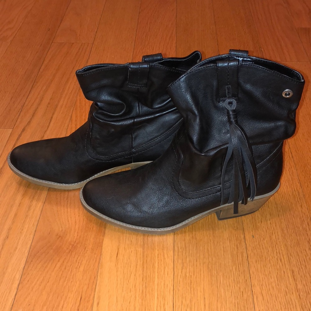 Mossimo Supply Co Black Short Boots